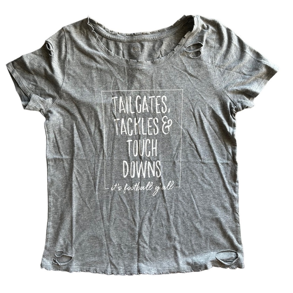 Cato “Tailgate, Tackles & Touch Downs” T Shirt XS - Picture 1 of 6